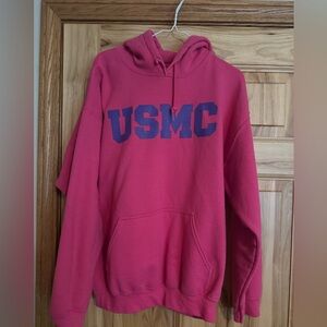 MV Sport Pink USMC Hoodie